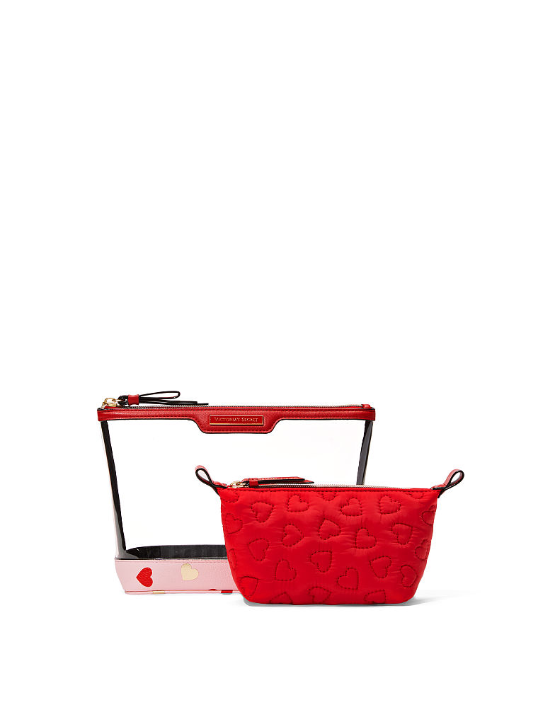 Duo De Trousses De Toilette Am/pm, Lipstick Red Mini Heart, large