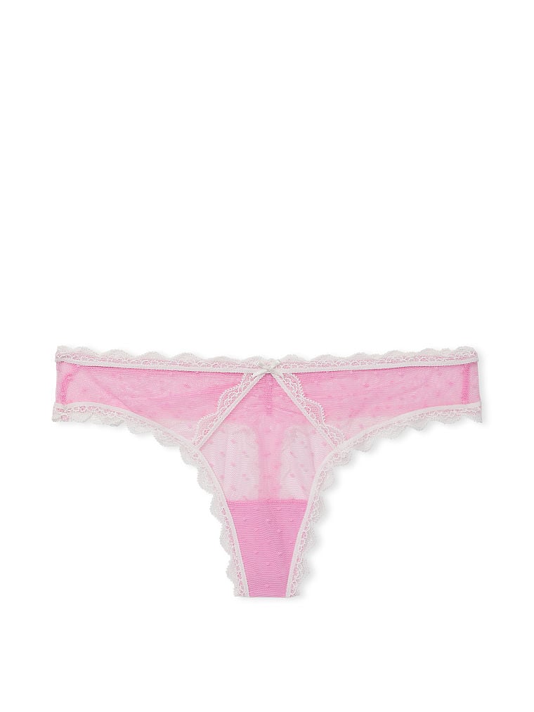 String En Dentelle Plumetis, Lilac Chiffon & White, large