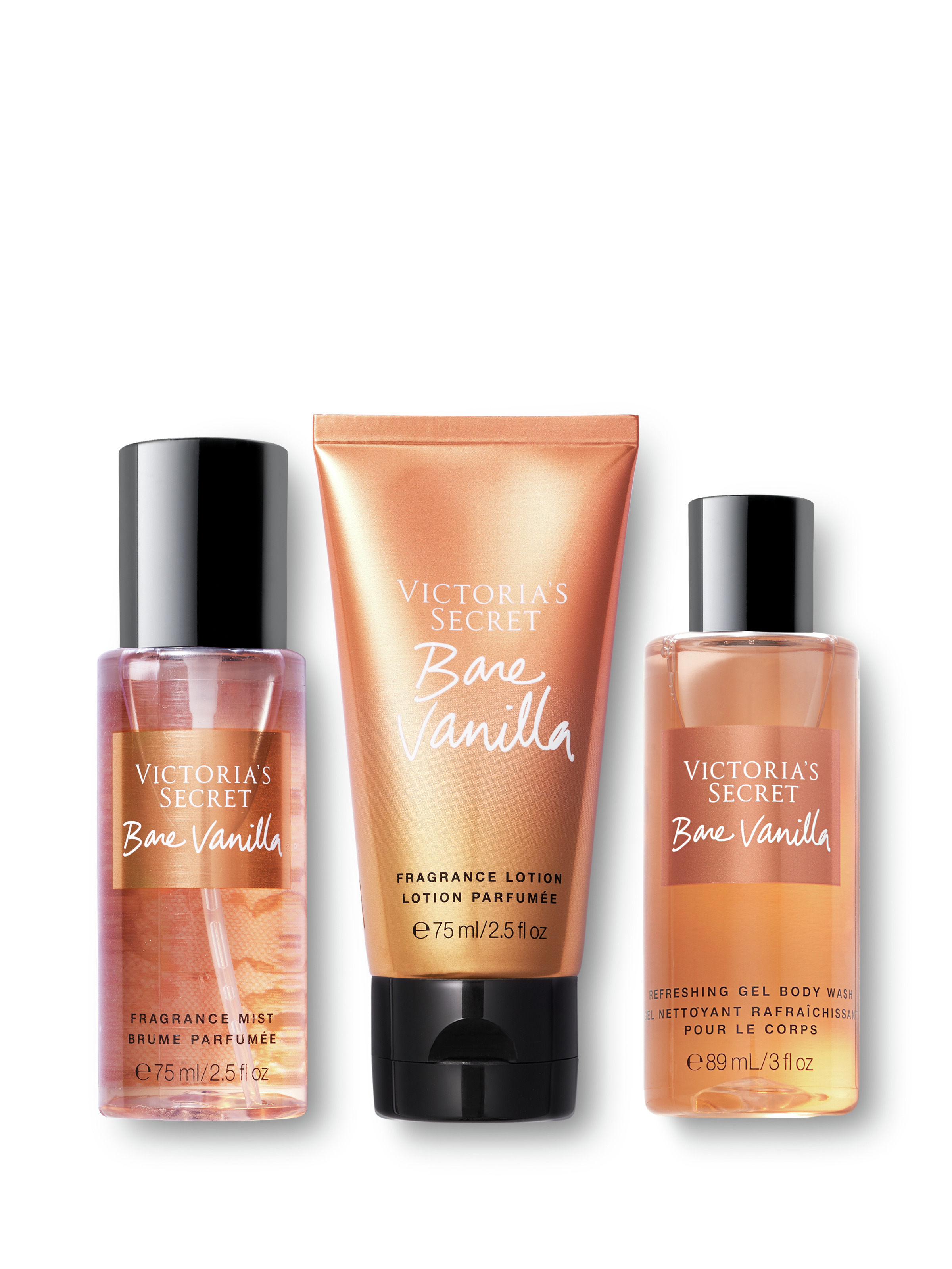Bare Vanilla Coffret Cadeau 3 pièces, Description, large