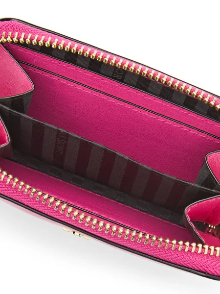 Small Wallet With Zip, Luscious Rose, large
