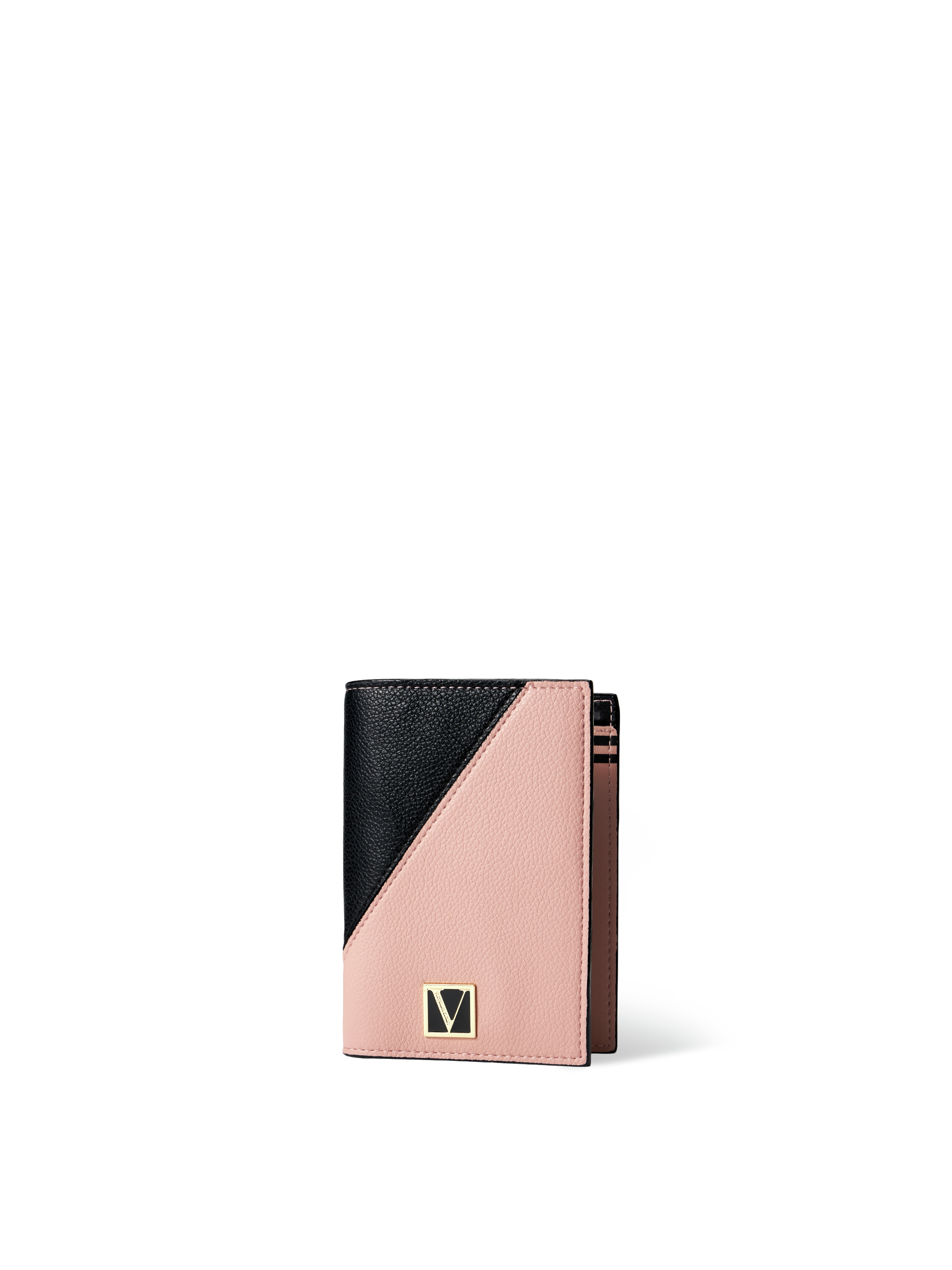 Protège-passeport, Black and Pink, large