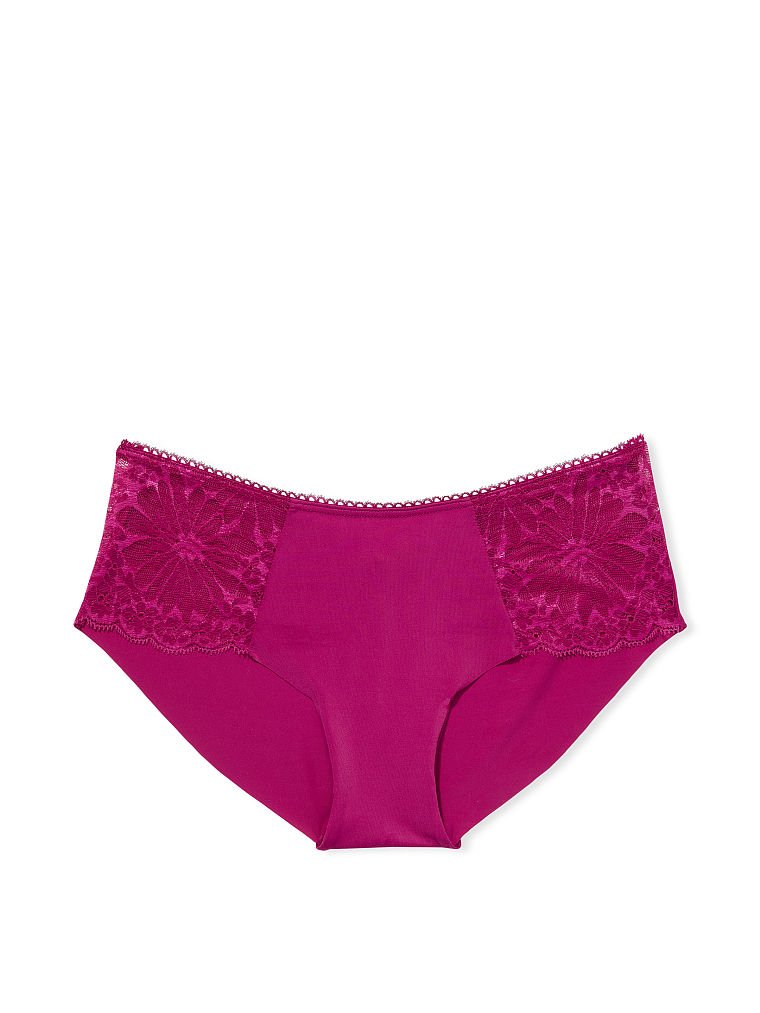 Culotte Haute Invisible En Dentelle Fleurie, Description, large