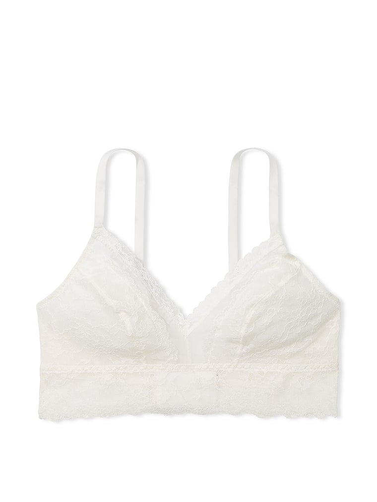 Brassière Curvy En Dentelle, Coconut White, large