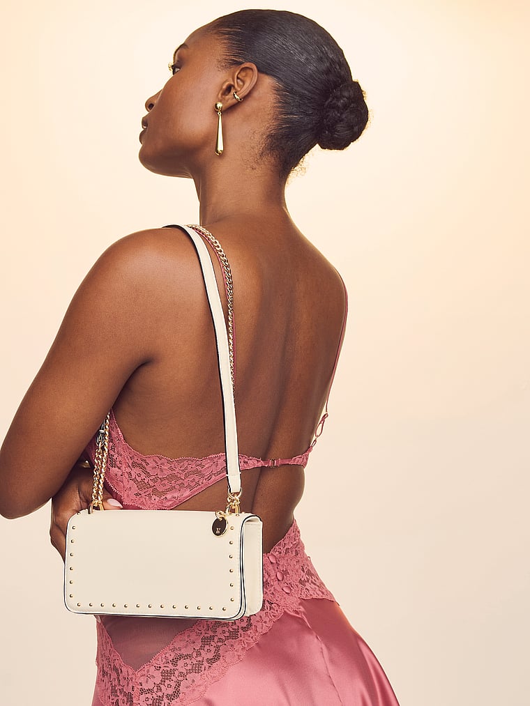 City Mini Crossbody Bag, Swan Studs, large