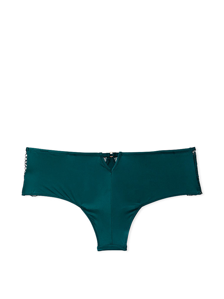 Culotte Bordée De Dentelle, Green, large