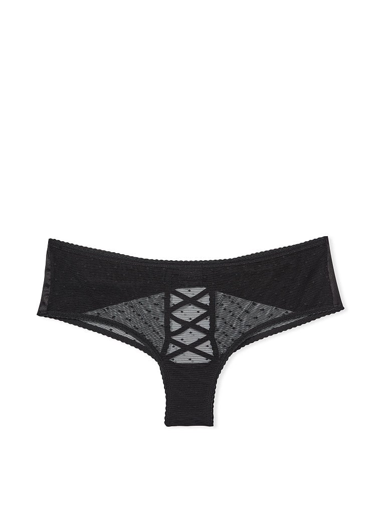 Culotte Sexy Avec Entrelacs Et Nœud À L’arrière, Black, large