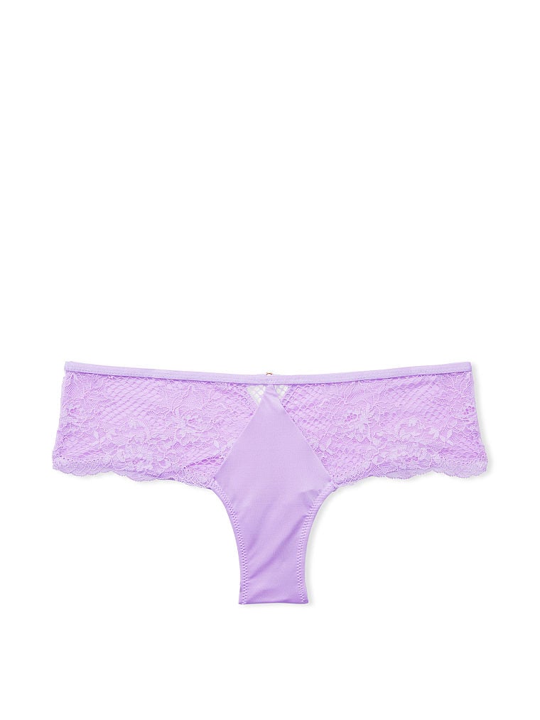 Culotte Bordée De Dentelle, Silky Lilac, large