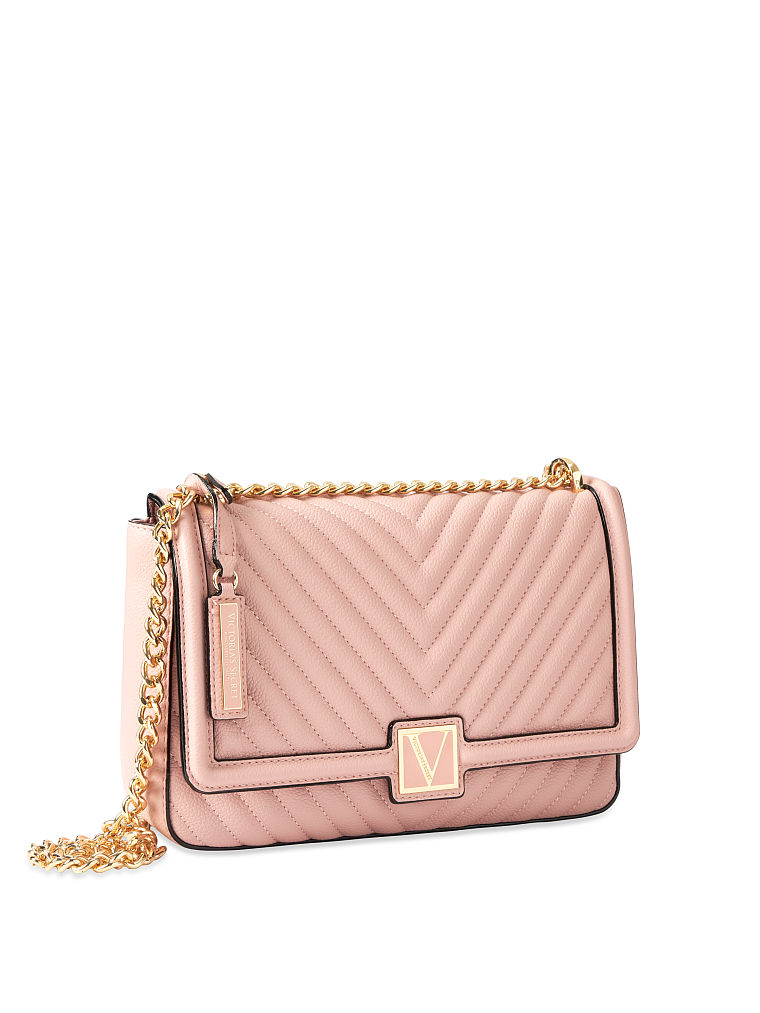 Sac Porté Épaule Format Moyen Victoria, Orchid Blush, large