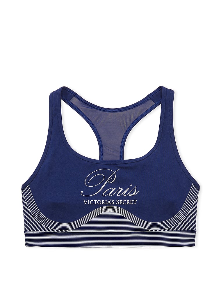 Nouveau Modèle ! Soutien-gorge De Sport Player Avec Détails Brillants, Blue, large