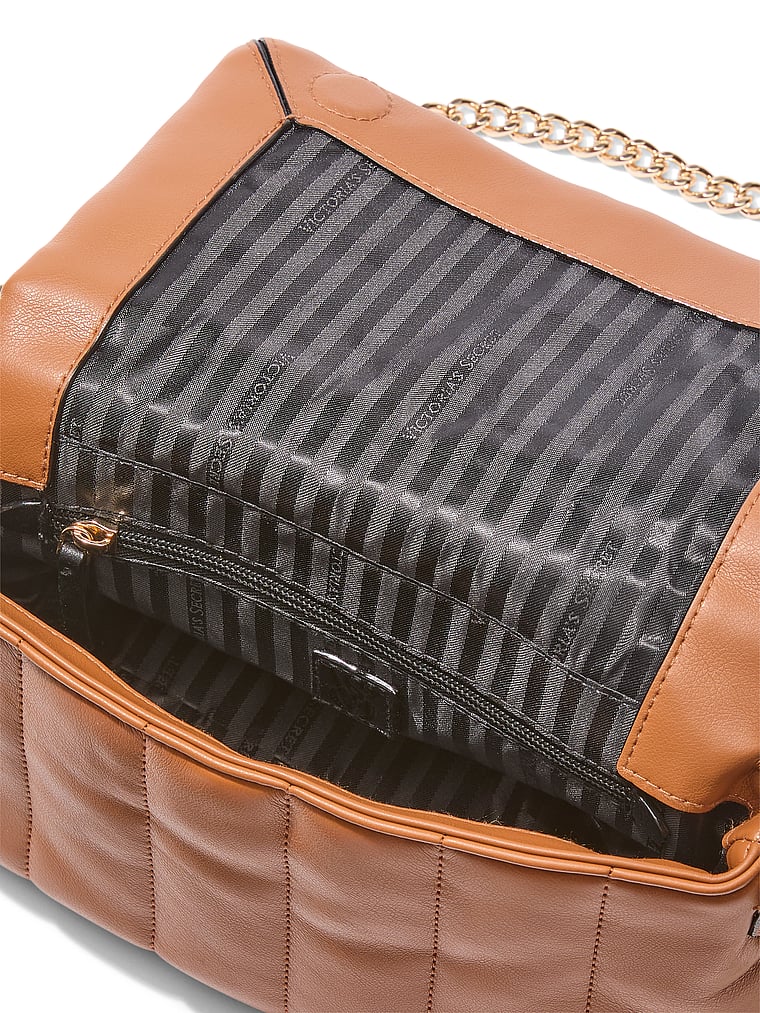 Medium Crossbody Bag, Brown, large