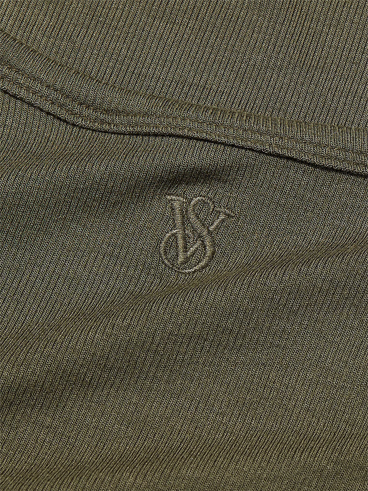 Ensemble Caraco Et Pantalon En Modal Côtelé, Casual Olive, large
