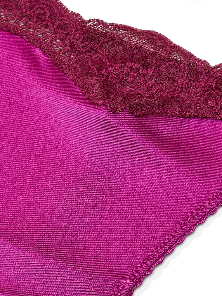 Lace Trim Thong, , large