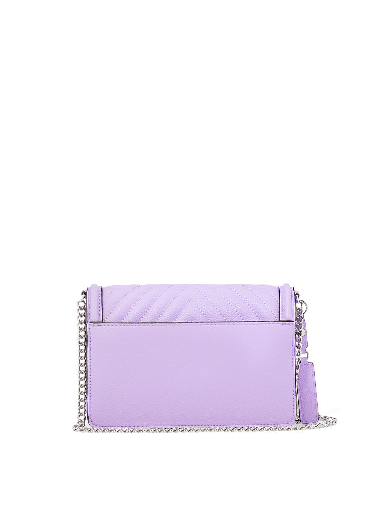 Sac Porté Épaule Format Mini Victoria, Lilac Stud, large