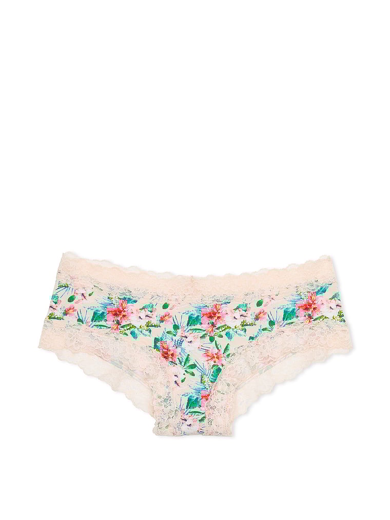 Culotte En Coton Et Dentelle, Vivid Tropical, large